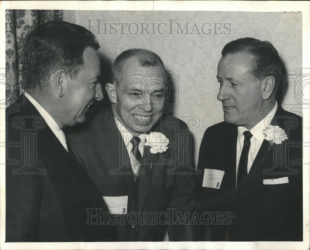 1965 Press Photo Harold Martens Chicago Transportation Club President - Historic Images