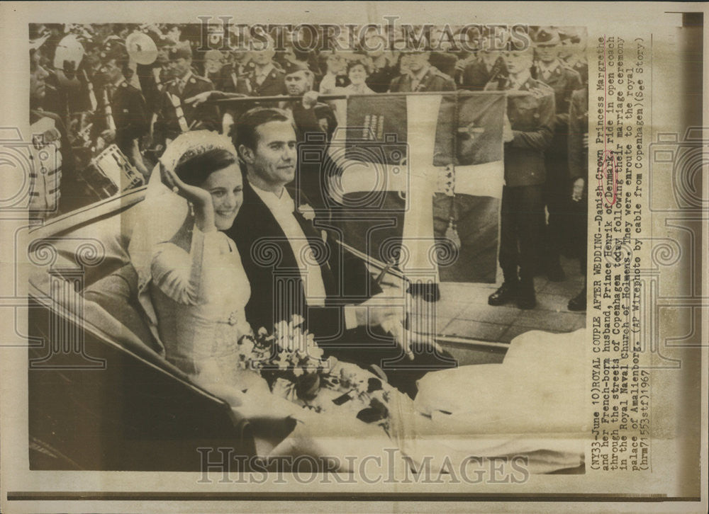 1987 Press Photo Danish Crown Princess Margrethe Prince Henrik Copenhagen open - Historic Images