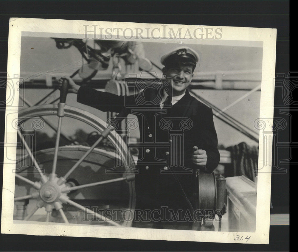 1934 Press Photo Philip Lord Mississippi Adventure Tom Sawyer comedy - Historic Images