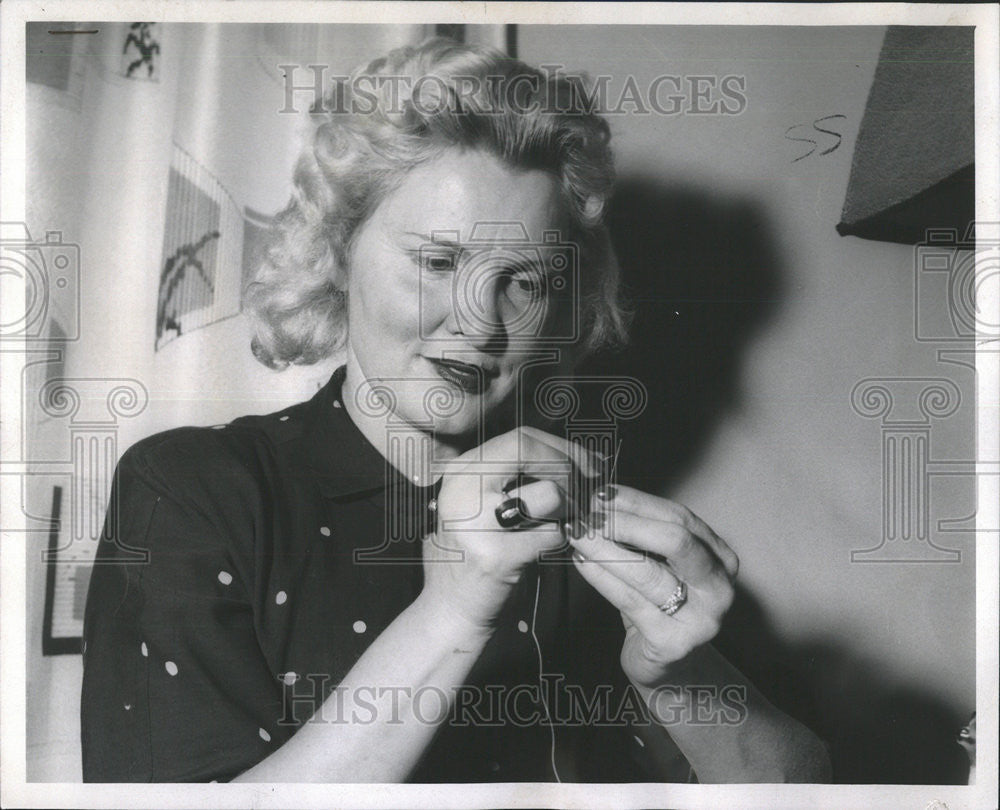 1958 Press Photo Mrs. Carl Gordon Lord Chicago Socialite - Historic Images