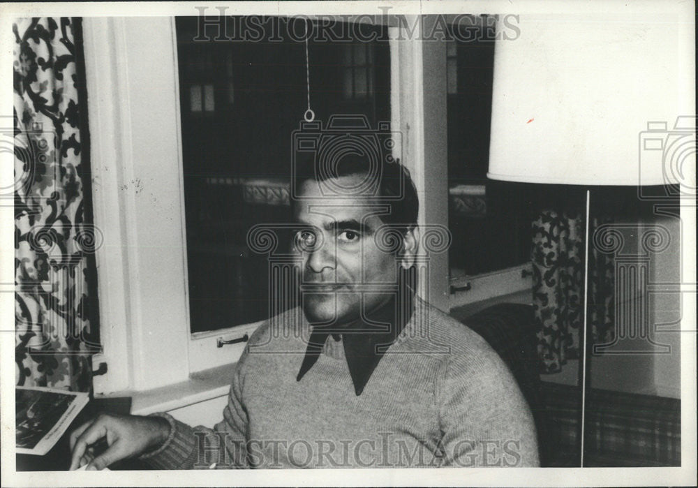 1978 Press Photo Akhileshwar Jha novelist author several book Indian culture - Historic Images