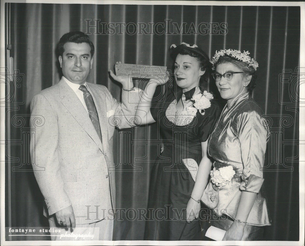 1953 Press Photo Mr Hyman Levine Executive Secretary Mt Sinai Medical Research - Historic Images