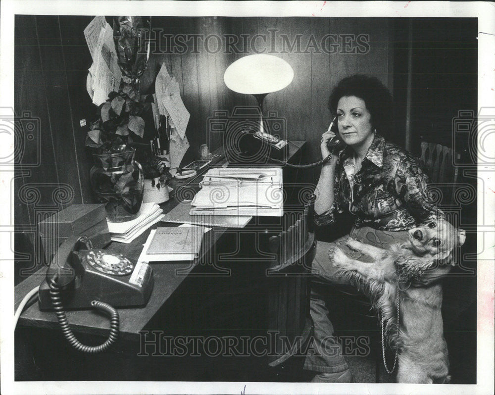 1978 Press Photo Ellen Levin Dial Maven Yiddish Marriage - Historic Images