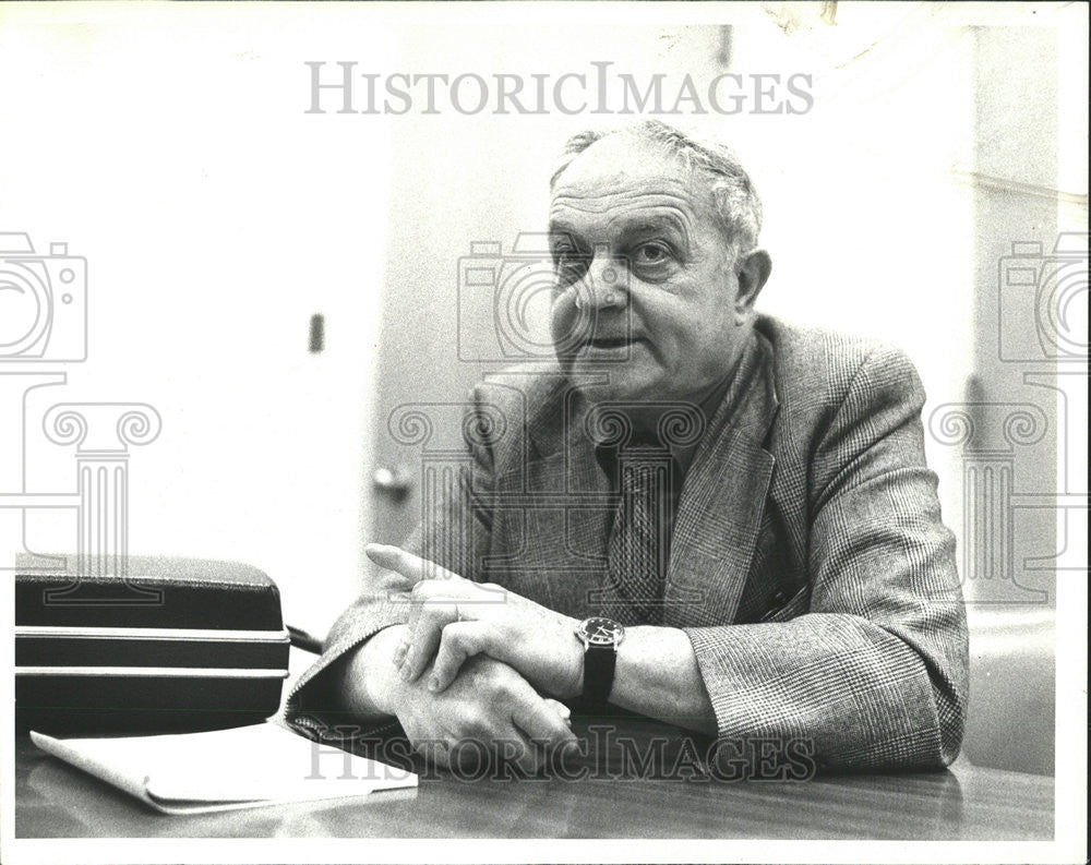 1978 Press Photo Meyer Levin Author of Harvest for Simon - Historic Images