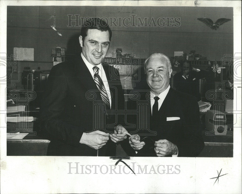 1970 Press Photo Medical Leasing Corporation National Stock Exchange Gerson - Historic Images