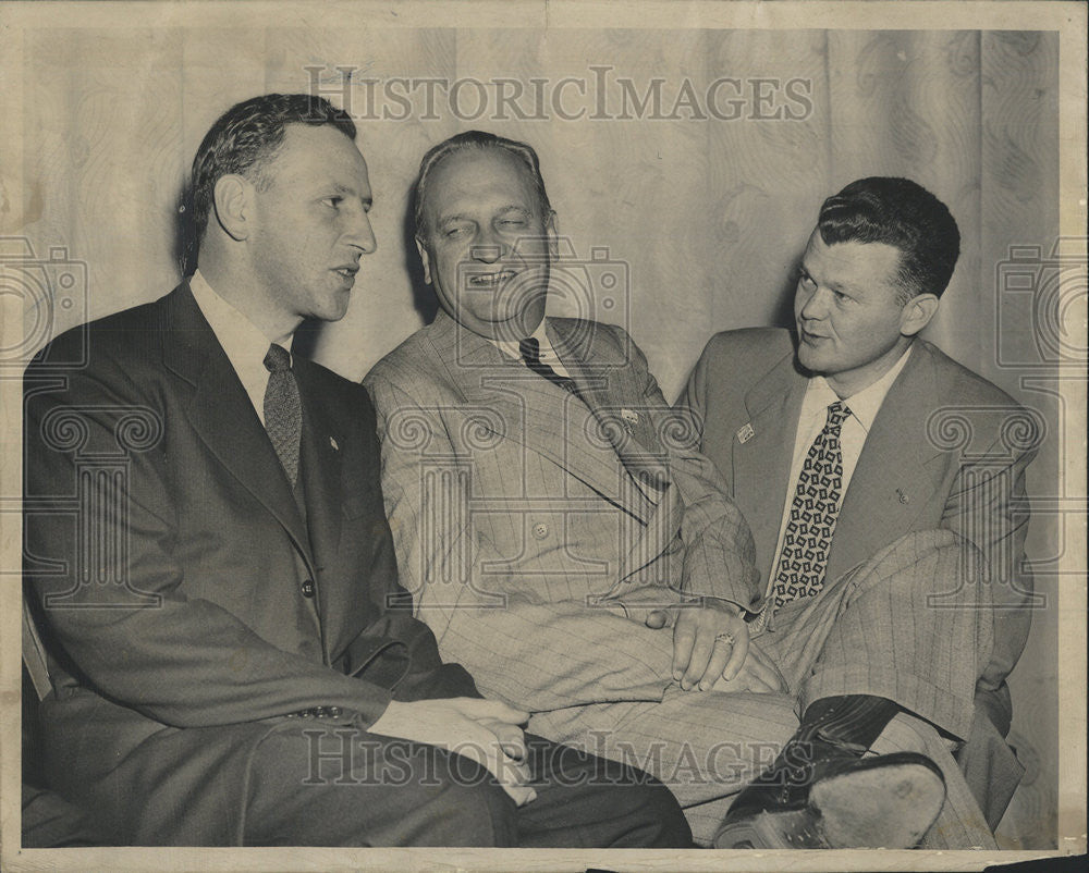 1948 Press Photo Senator Scott Lucas American Democratic Politician - Historic Images