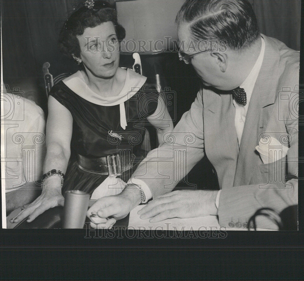 1954 Press Photo Carol McDougal Lind Injured Wisconn - Historic Images