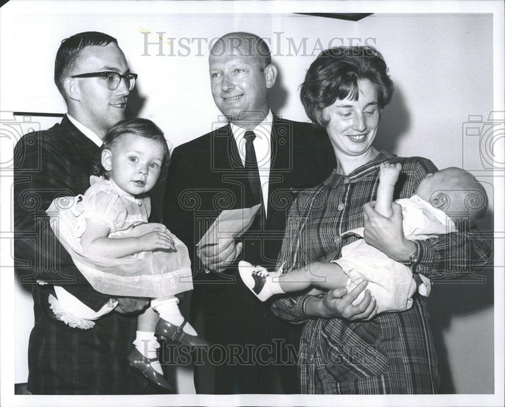 1965 Press Photo Dr. Steve W. Lynch  President Chicago Dental Society - Historic Images