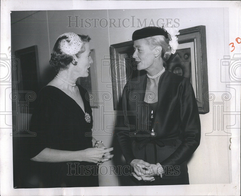 1957 Press Photo Mrs Valborg Landreth divorce John Spring Packing Corp president - Historic Images