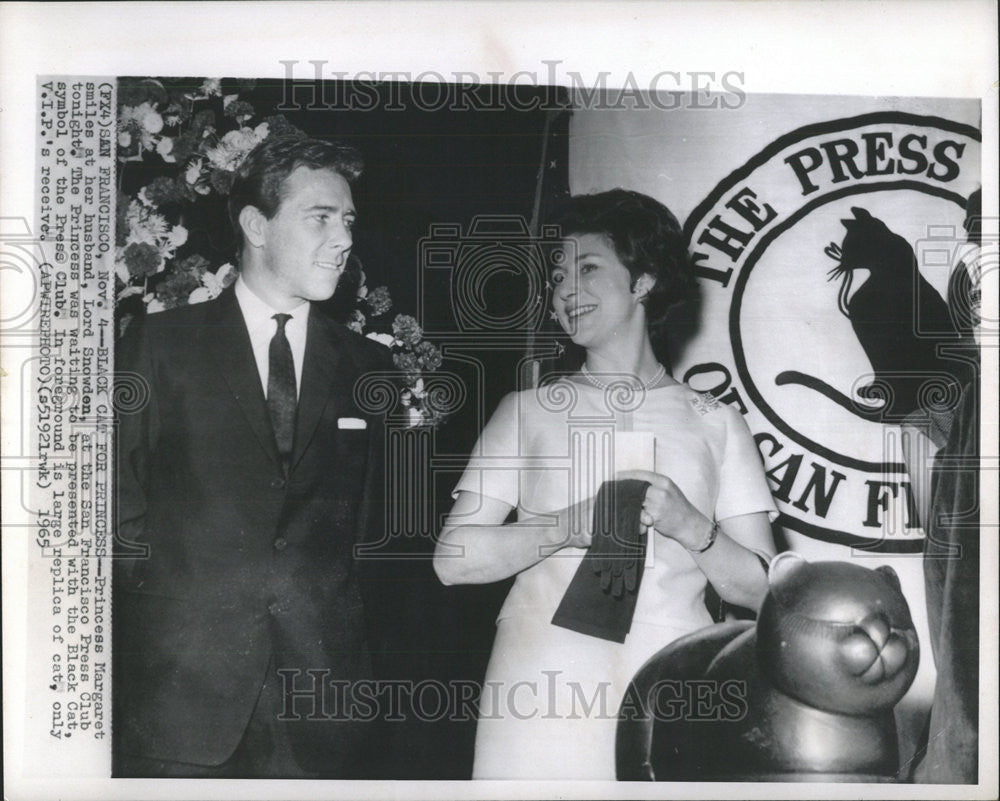 1965 Press Photo Princess Margaret Snowdon Countess England Royalty - Historic Images