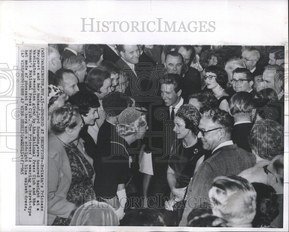 1965 Press Photo Britain&#39;s Princess Margaret and her husband Lord Snowdoa - Historic Images