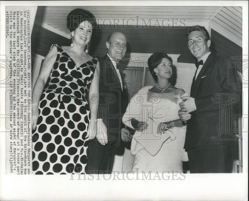 1965 Press Photo Princess Margaret Snowdon Countess England Royalty - Historic Images