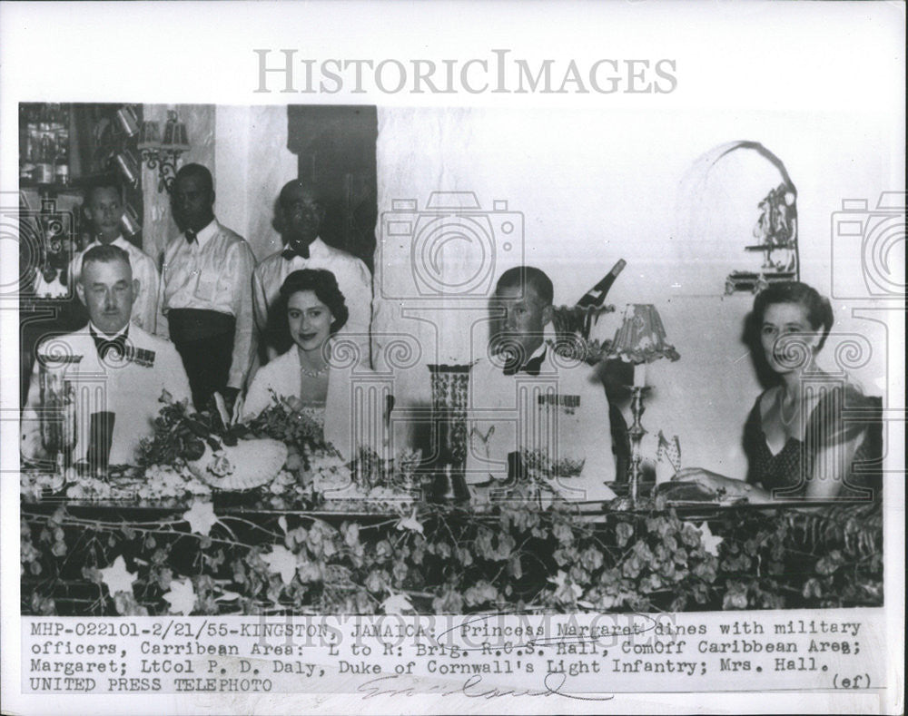 1955 Press Photo Princess Margaret England Royal Family - Historic Images