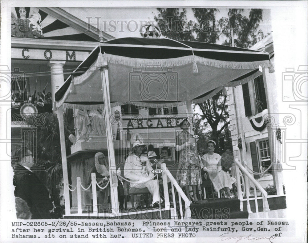 1955 Press Photo Princess Margaret England Royal Family - Historic Images