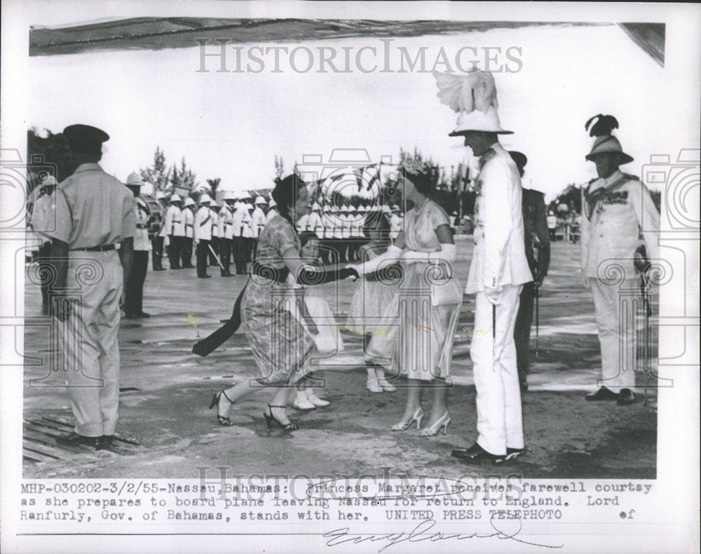 1955 Press Photo Princess Margaret Snowdon Countess England Royalty - Historic Images