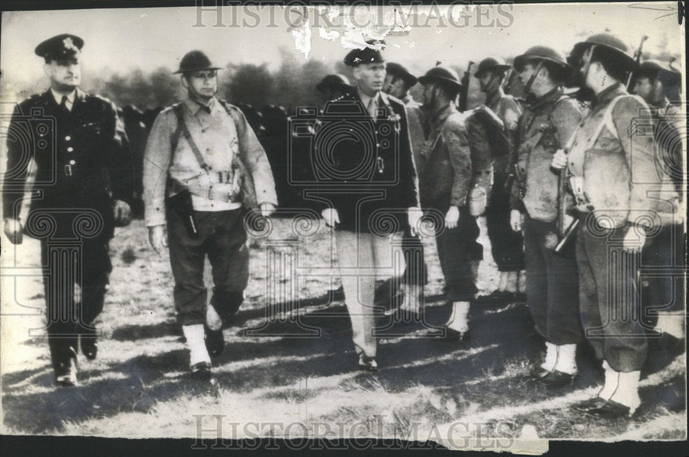 1942 Press Photo Maj Gen Russell P Hartle Field Commander US Military - Historic Images