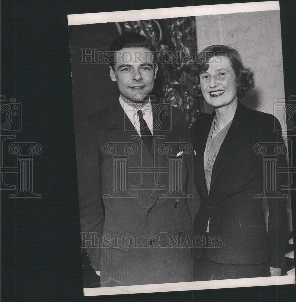 1936 Press Photo James Curley Henry Cabot Lodge Parker House Senate Election - Historic Images