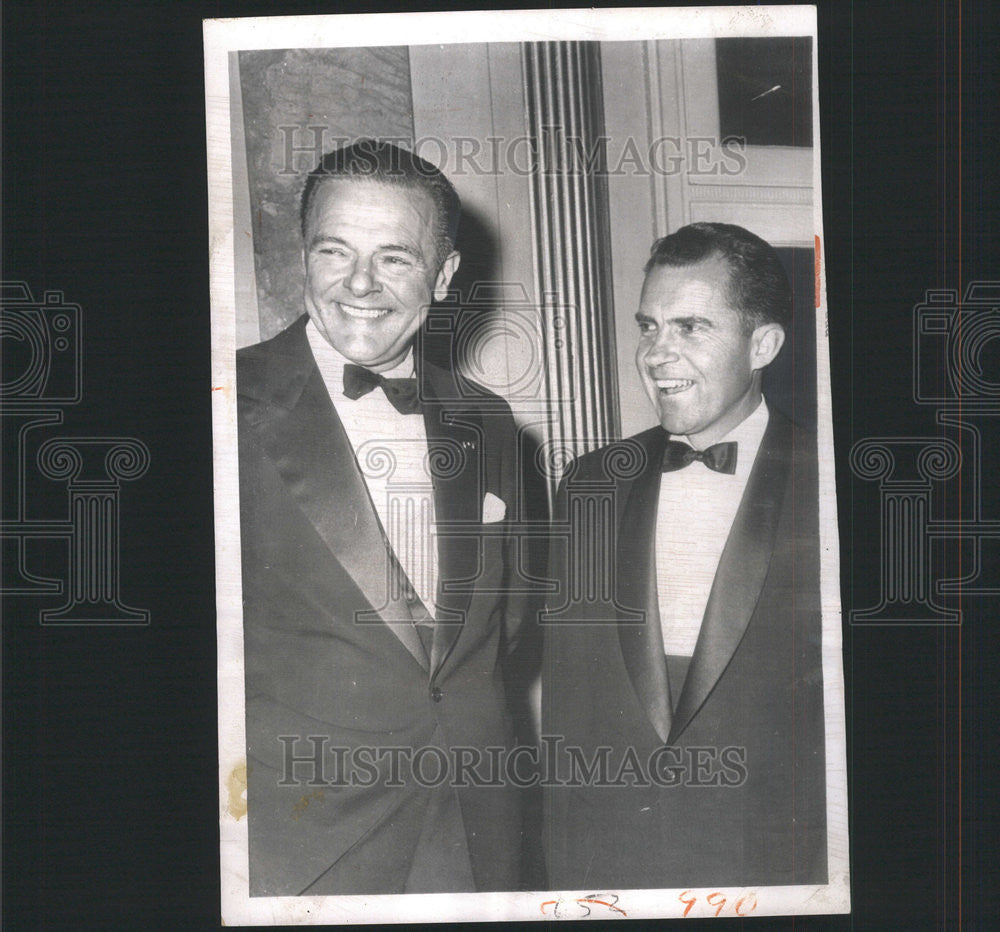 1959 Press Photo Henry Cabot Lodge United Nations ambassador President Nixon - Historic Images