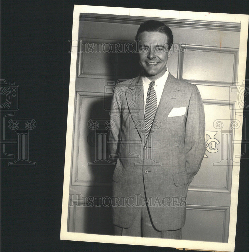 1960 Press Photo Henry Cabot Lodge American Republican Politician Senator - Historic Images