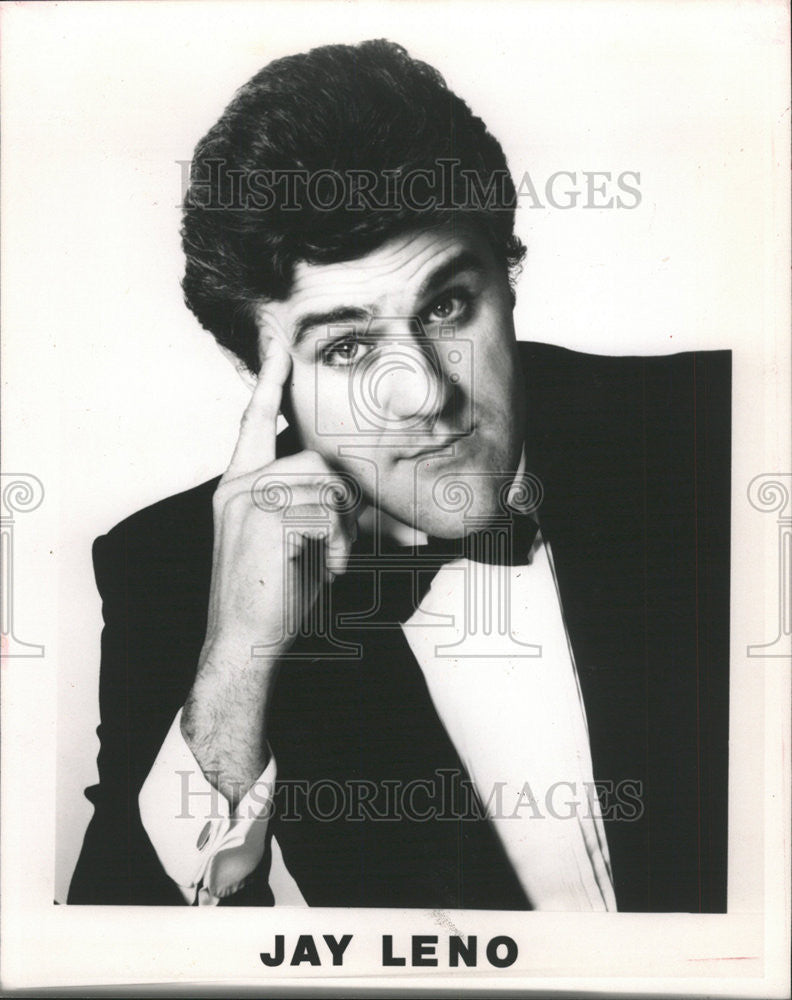 1992 Press Photo Jay Leno American comedian television host Zanies Mount show - Historic Images