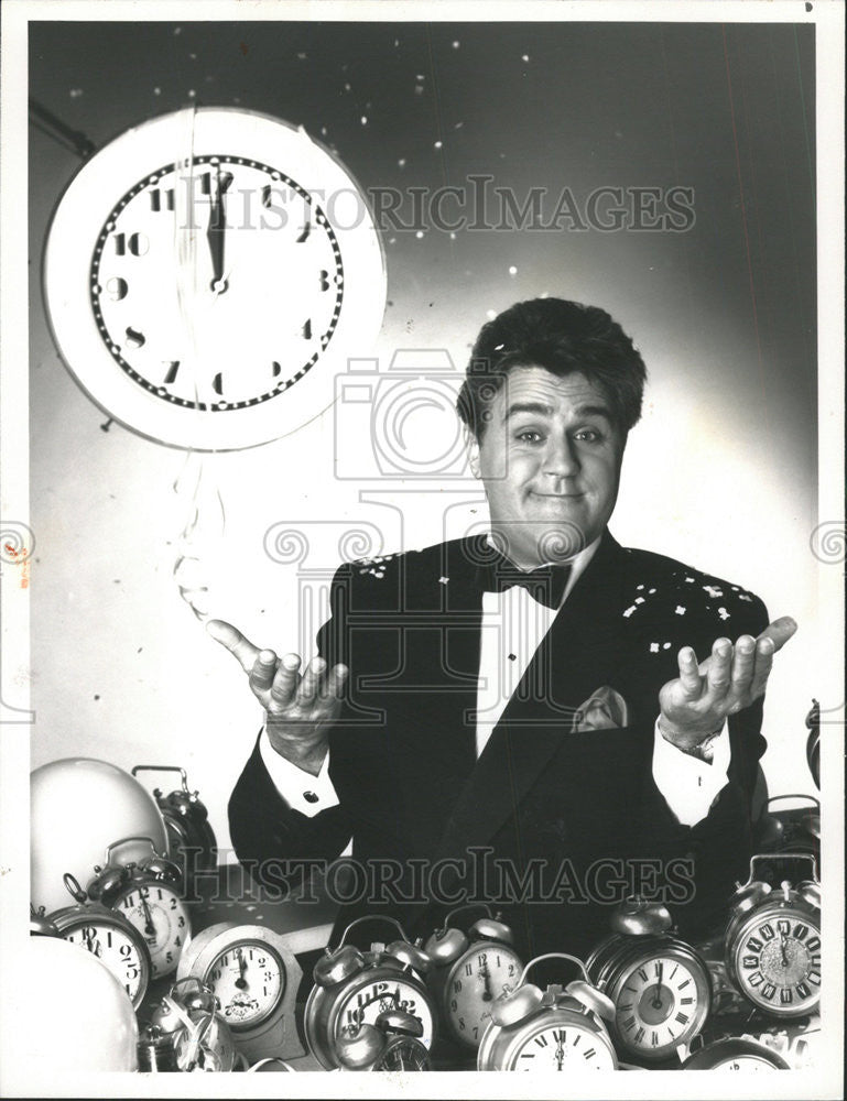 1990 Press Photo Jay Leno American Stand-up Comedian. - Historic Images