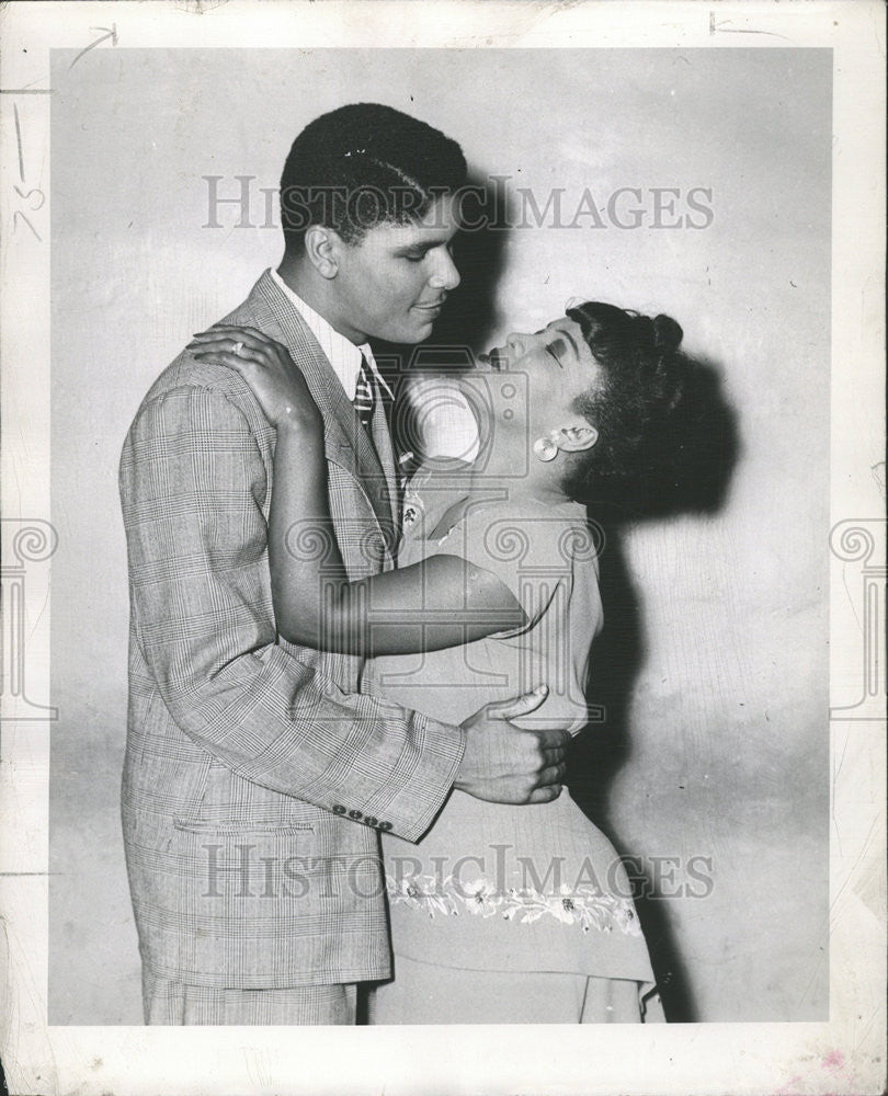 1947 Press Photo Duke Williams Rosette LeNoire Anna Hucasta Civic Theater - Historic Images