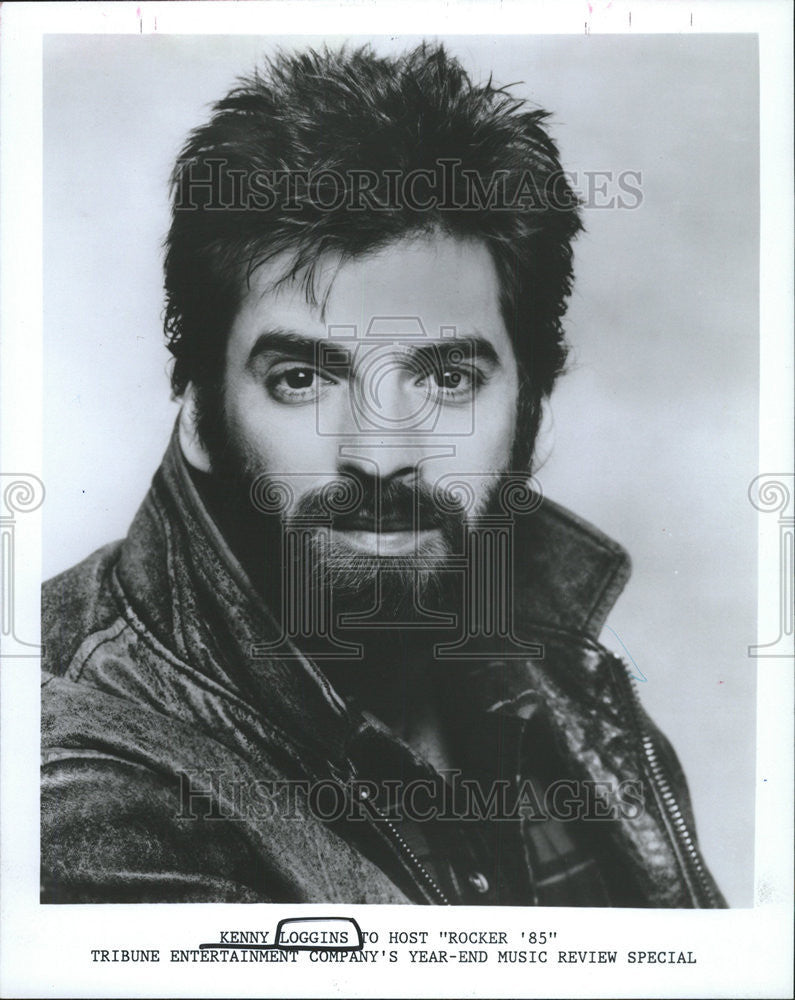 1990 Press Photo Pop Rock Star Kenny Loggins Hosts Rocker &#39;85 - Historic Images