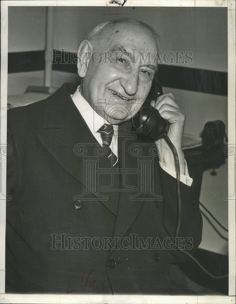 1939 Press Photo Frank J. Loesch Chicago Attorney - Historic Images