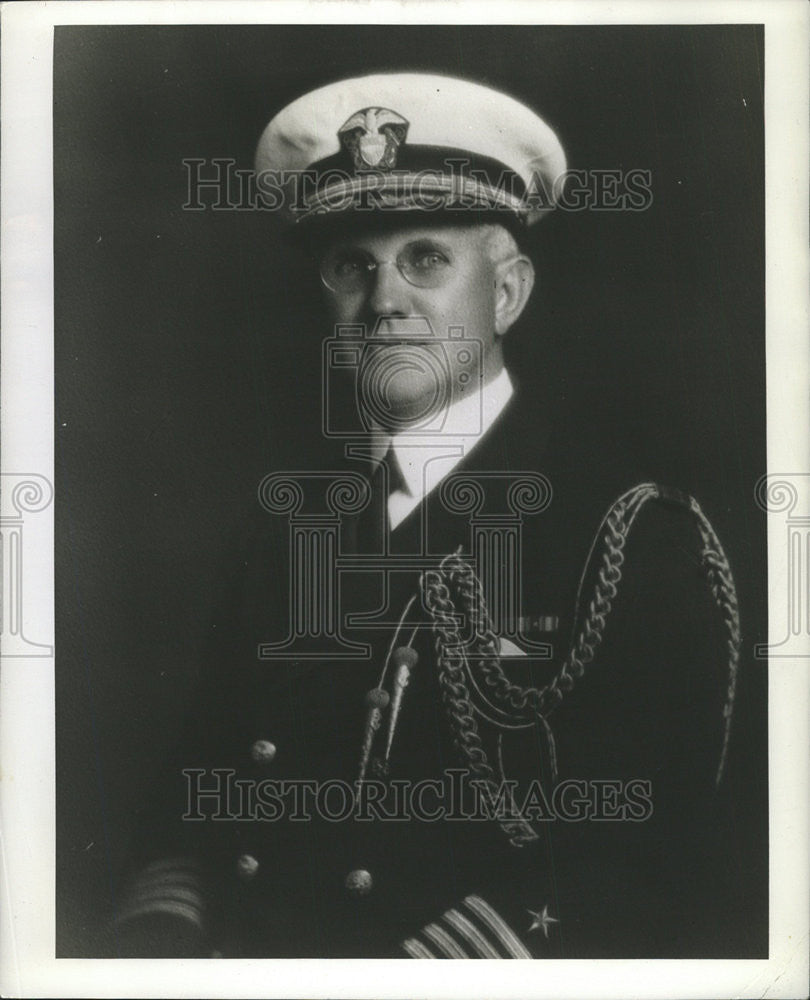 1941 Press Photo Captain E. A. Lofquist, Chief of Staff Ninth Naval District - Historic Images