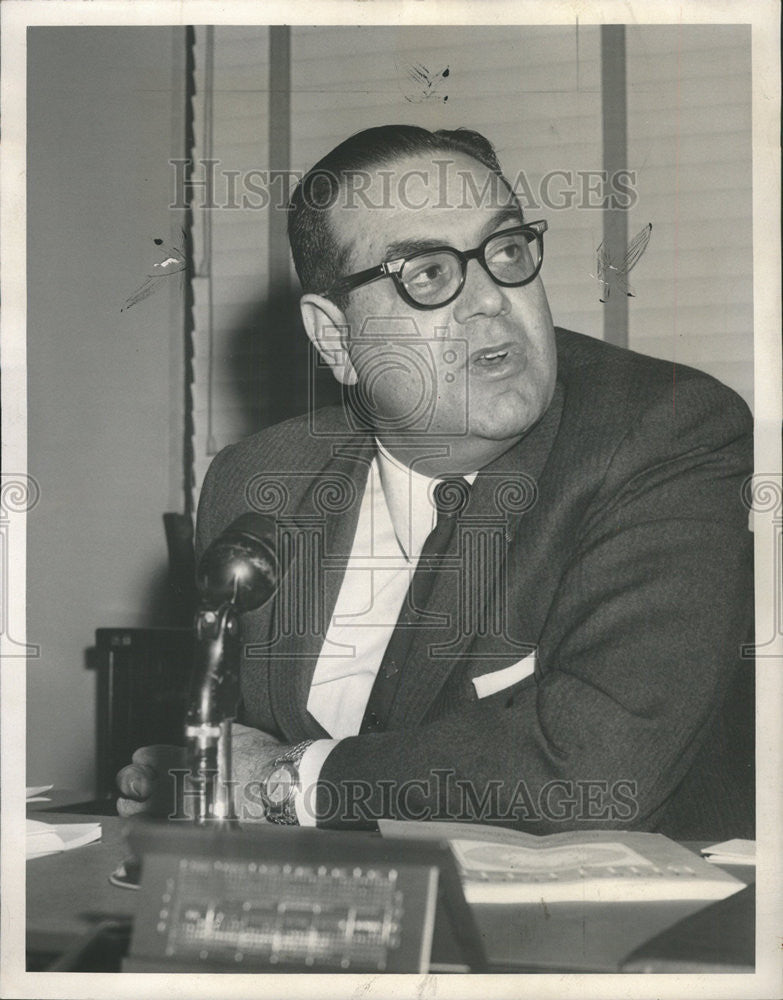 1960 Press Photo Joseph D.Lohman State Treasurer nominates for Governor post. - Historic Images