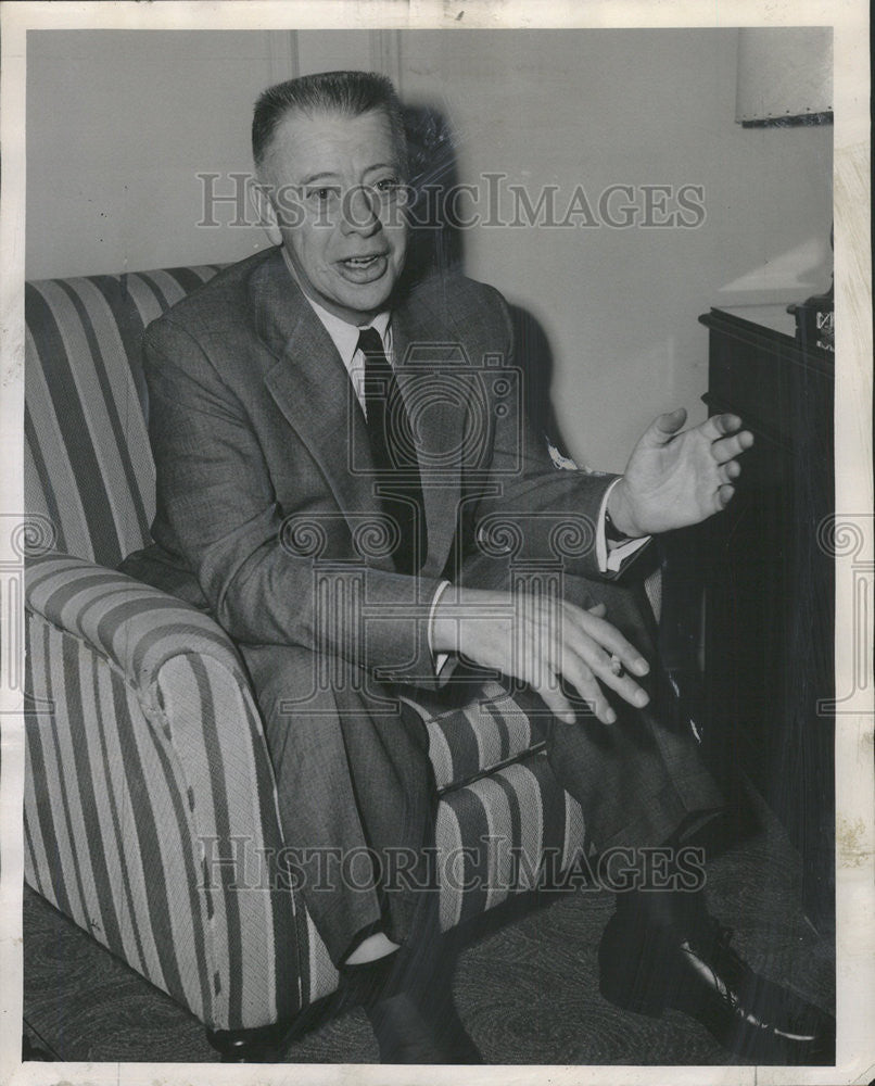 1951 Press Photo Former Commander US Air Units General Kennedy South Pacific - Historic Images