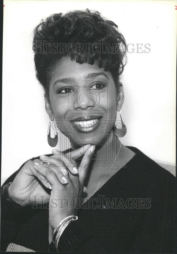 1990 Press Photo Dawnn Lewis NBS Television Network Star Defferent World Story - Historic Images