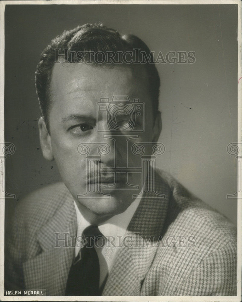 1953 Press Photo David Lewis film director Evanston showcase theater - Historic Images