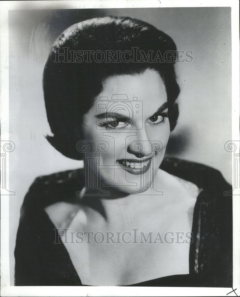 1970 Press Photo Janis Martin American Opera Singer - Historic Images