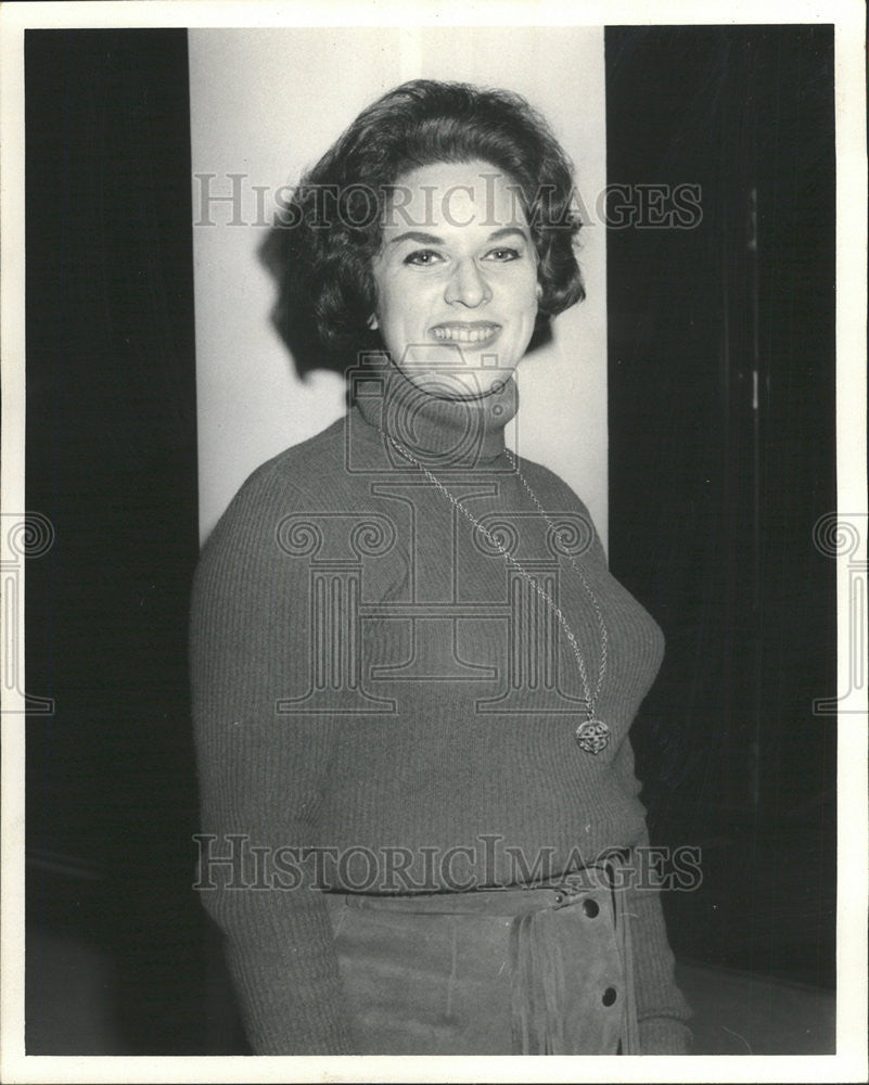 1971 Press Photo American Opera Singer Soprano Janis Martin Chicago - Historic Images