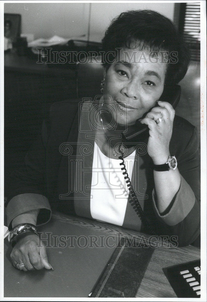 1993  Press Photo Millicent Lindo West Side Holistic Family Center Executive - Historic Images