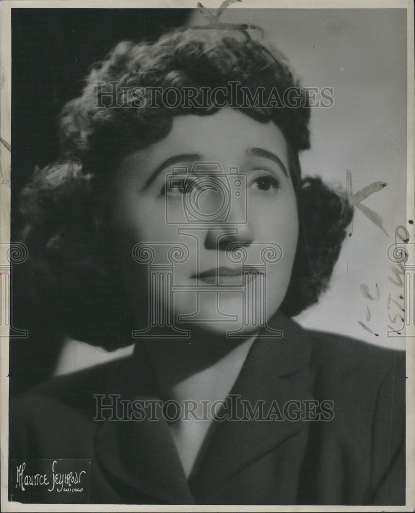 1943 Press Photo Shirley Linder Guest Home Maurice Jeymmow - Historic Images