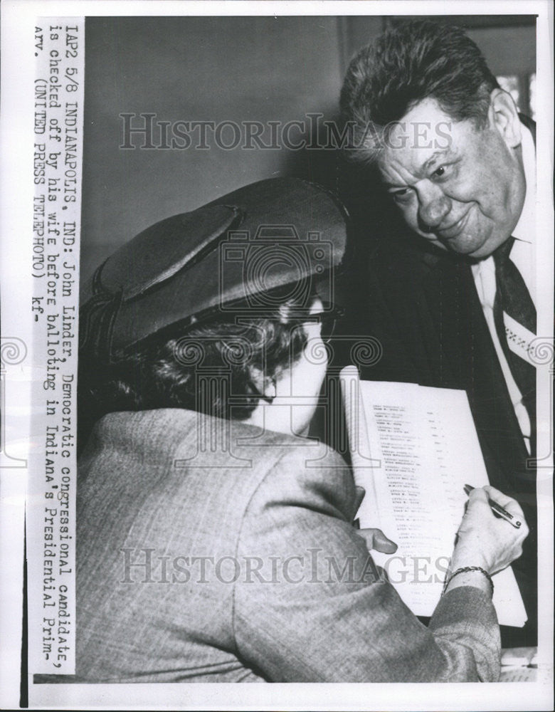 1956 Press Photo John Linder American Republican Politician - Historic Images