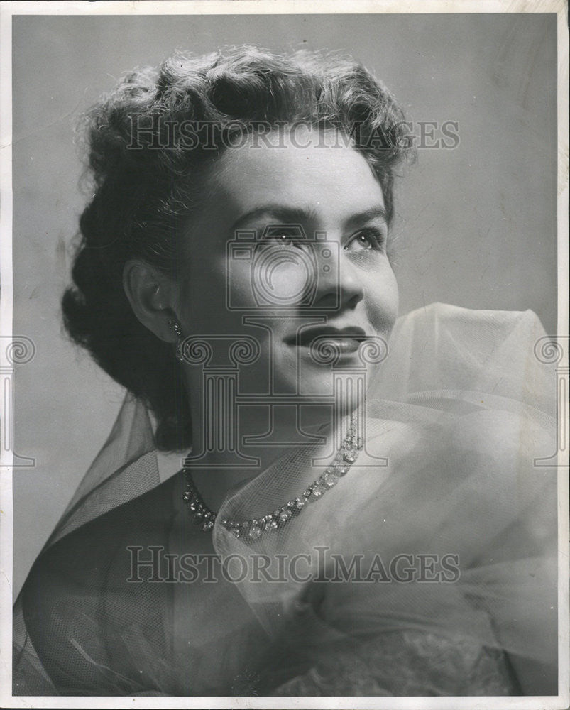 1952 Press Photo Marlene Lind,soprano singer - Historic Images