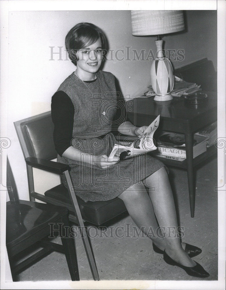 Press Photo Diane Lindstrom Malignant Tumor Illinois Masonic Hospital - Historic Images