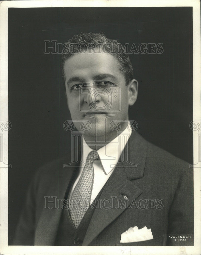 1937 Press Photo Nathaniel Leverone Charirman Committee - Historic Images