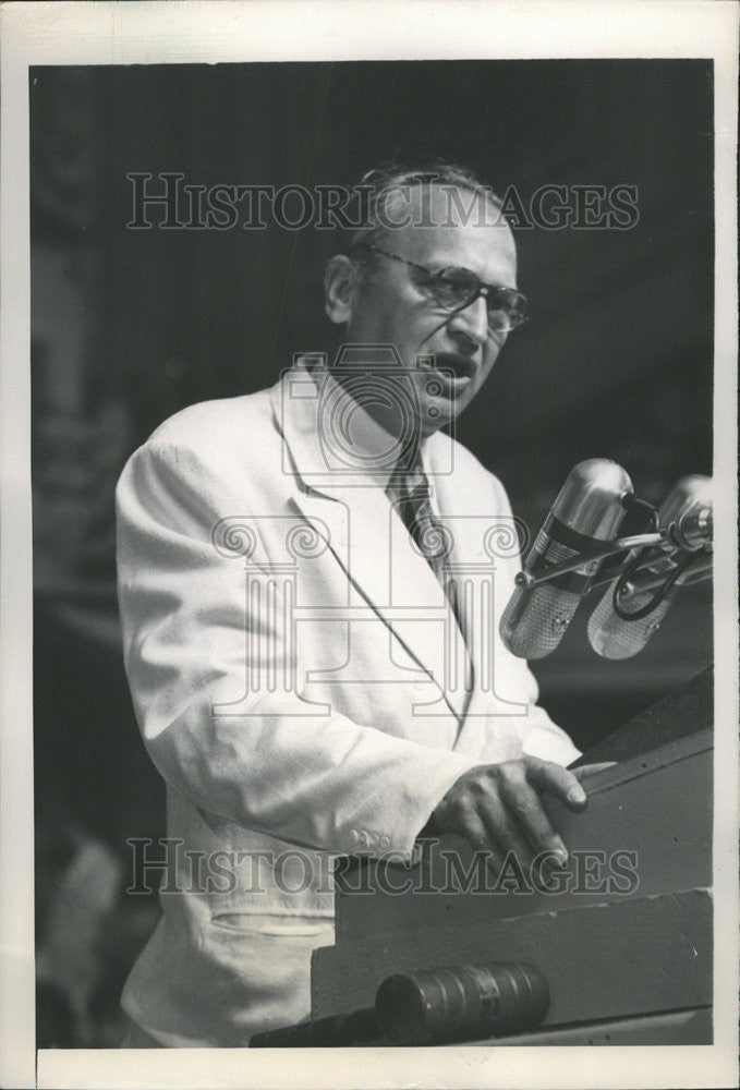 1948 Press Photo United States Illinois Senator Scott W. Lucas - Historic Images