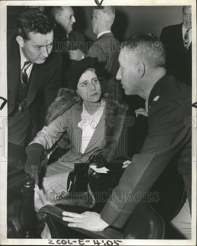 1943 Press Photo John J Sparkman Claue Booth Luce - Historic Images