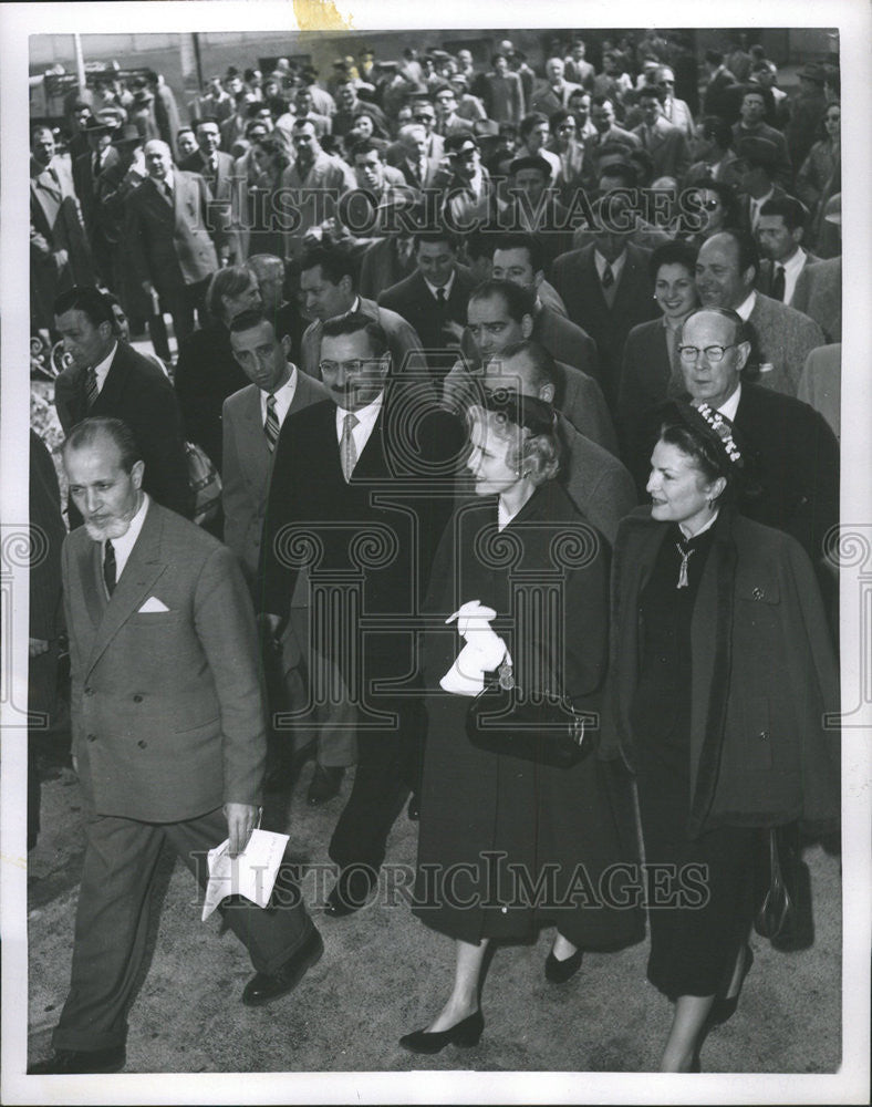 1954 Press Photo US Ambassador To Italy, Mrs Clare Boothe Luce - Historic Images