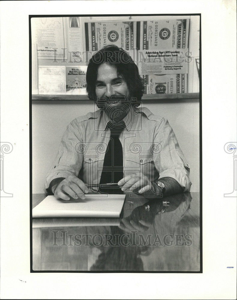 1985 Press Photo Chicago Agency Mike Lubow campaign National Fire Protection - Historic Images