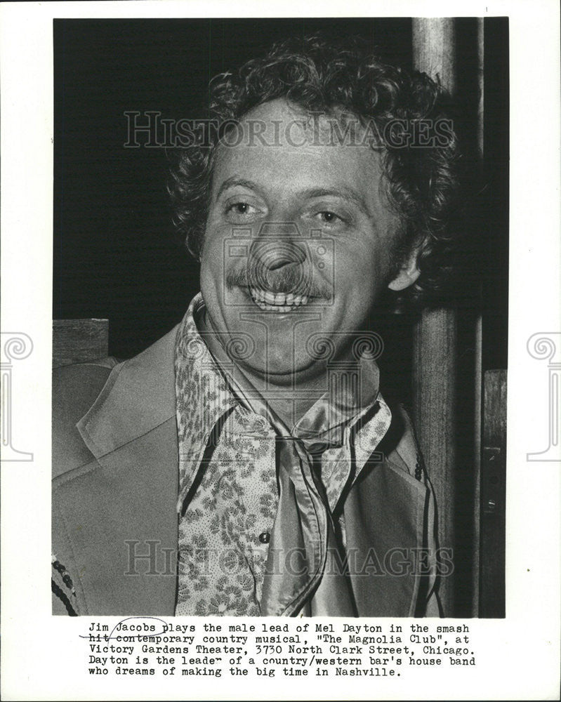 1975 Press Photo Jim Jacobs Magnolia club Musical Hit - Historic Images