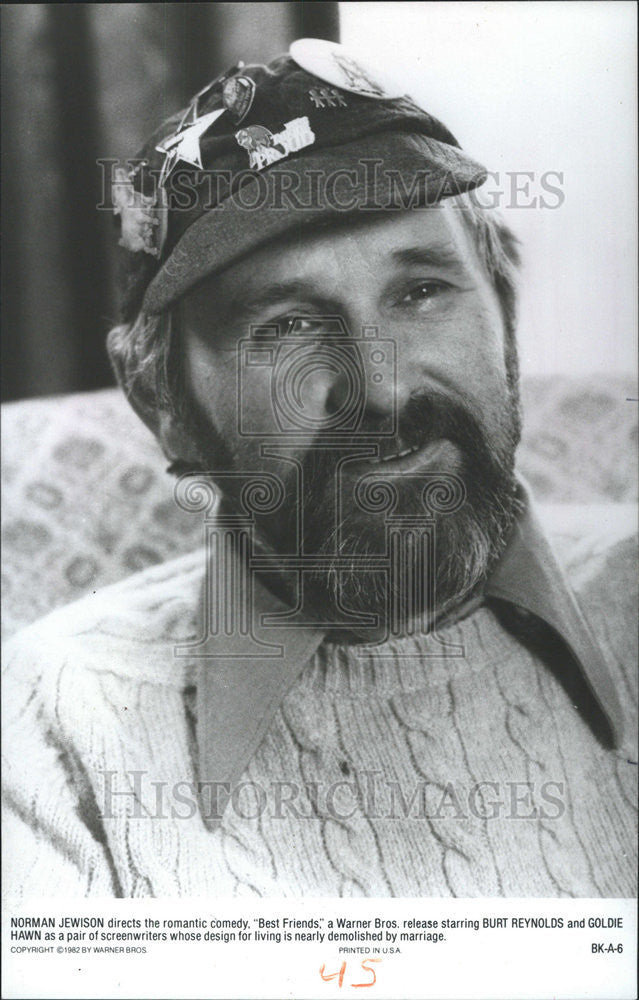 1982 Press Photo Director Norman Jewison Best Friends Movie - Historic Images