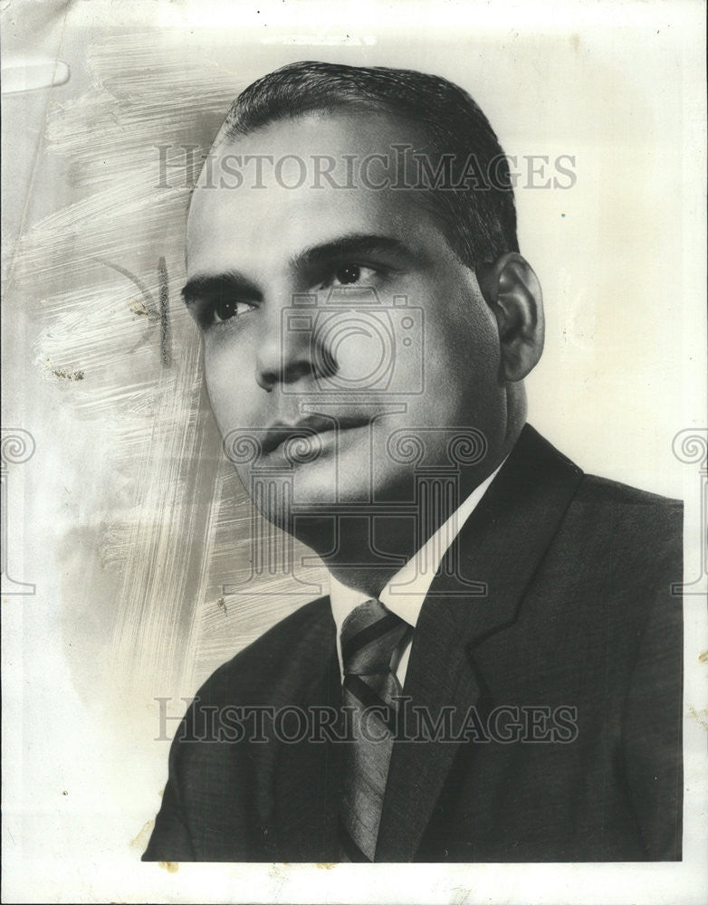 1967 Press Photo Tishman Realty And Construction Project Mgr Chandra K Jha - Historic Images