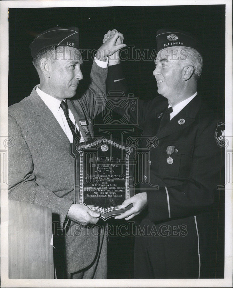 1958 Press Photo JIM G. LUCAS JOHN GLEASON - Historic Images