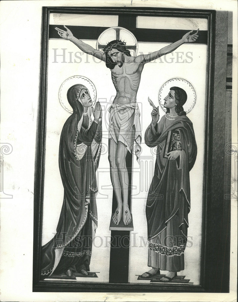 1963 Press Photo JESUS CHRIST CROSS - Historic Images